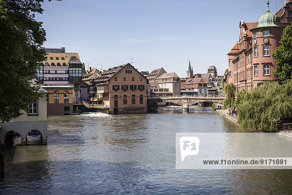 Frankreich  Elsass  Straßburg  La Petite France  Fluss L'Ill