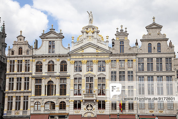 Belgien  Brüssel  Blick auf Zunfthäuser am Grand Place  Grote Markt