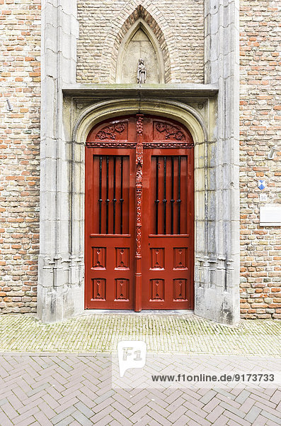 Netherlands  Zeeland  Middelburg  Gasthuiskerk  Entrance door