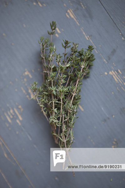 Bunch of thyme on table