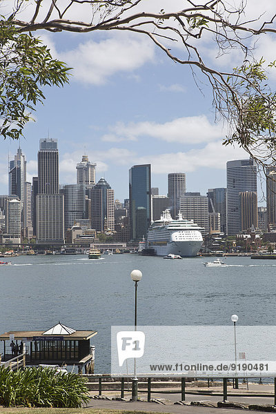 Blick auf Sydney Hafen und Skyline  Australien