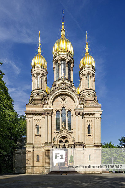 Russisch-orthodoxe Kirche,  Neroberg,  Wiesbaden,  Hessen,  Deutschland