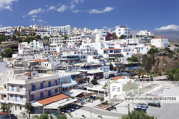 Küste Dorf Kreta Griechenland