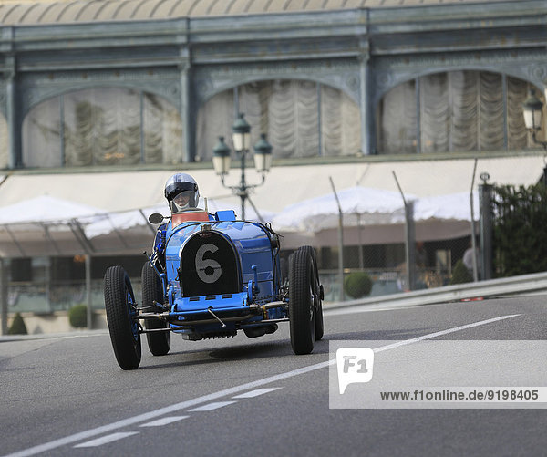 Bugatti 35-51  racing car built in 1927  driver Andrew Cannon  9th Grand Prix Historique Monaco  Principality of Monaco