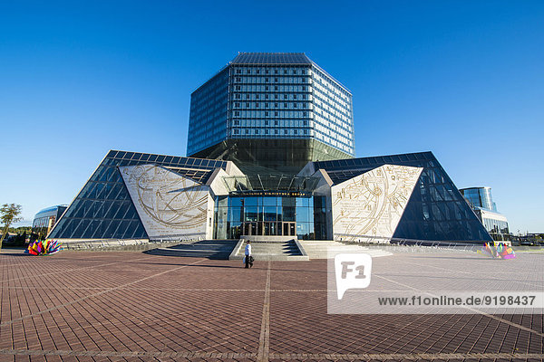 Nationalbibliothek von Belarus  Minsk  Weißrussland