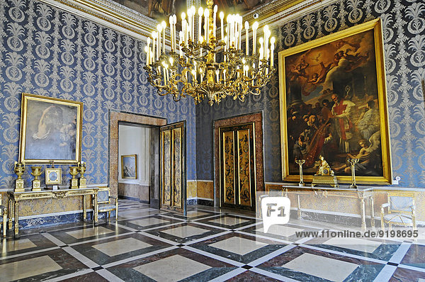 Museum Palast Schloß Schlösser Kampanien Italien Neapel Palazzo Reale