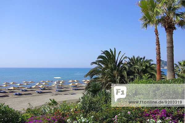 Hotel with view to beach  Mediterranean Sea  Southwestern Turkey