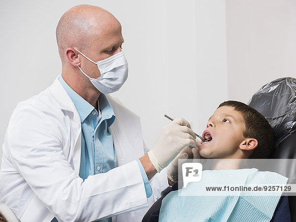 Patientin Prüfung Zahnarzt 12-13 Jahre 12 bis 13 Jahre