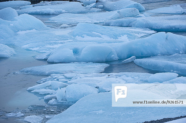 Wasser fließen Gletscher Arktis