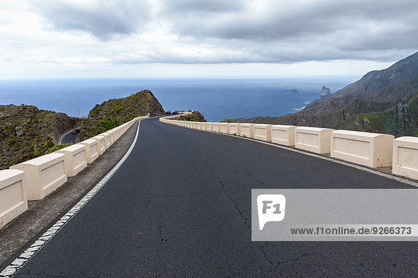 Spanien  Kanarische Inseln  Teneriffa  Straße nach Taganana an der Nordküste