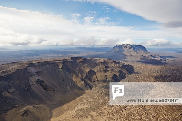 View on mountain Herdubreid and Askja  Iceland