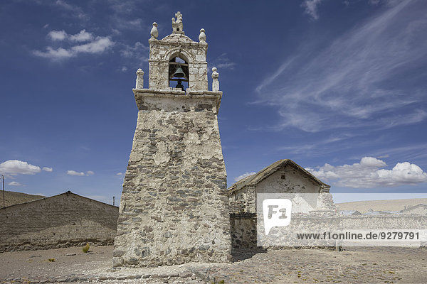 Kirche in Retén Guallatire,  Altiplano,  Putre,  Región de Arica y Parinacota,  Chile