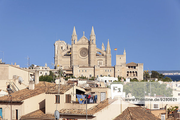 Kathedrale von Palma  Palma de Mallorca  Mallorca  Balearen  Spanien