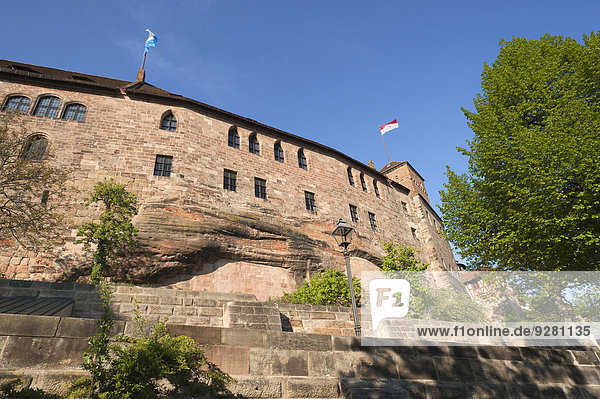Kaiserburg der Nürnberger Burg  Mittelfranken  Bayern  Deutschland