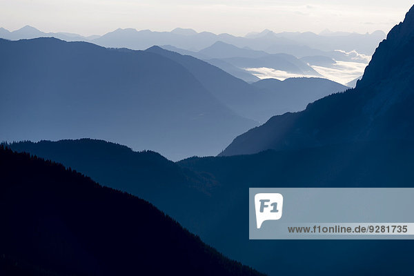 Ammergauer Alpen im Morgenlicht  Berwang  Lechtal  Außerfern  Tirol  Österreich