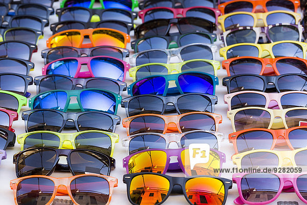 Sunglasses for sale  weekly market  Santanyi  Majorca  Balearic Islands  Spain