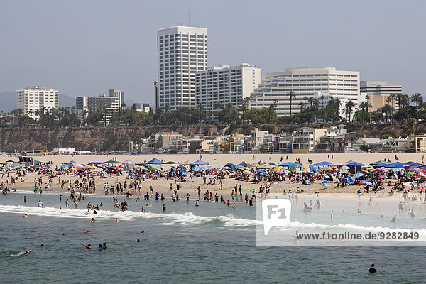 Santa Monica Beach  Santa Monica  Kalifornien  USA