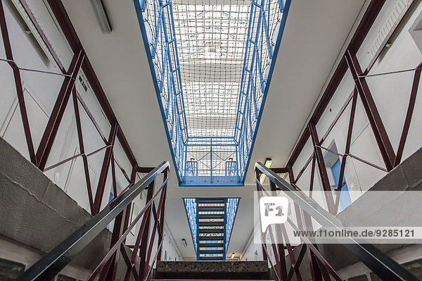 Treppe in der Justizvollzugsanstalt  Werl  Nordrhein-Westfalen  Deutschland