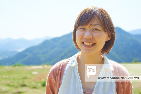 Ländliches Motiv ländliche Motive jung Mädchen japanisch