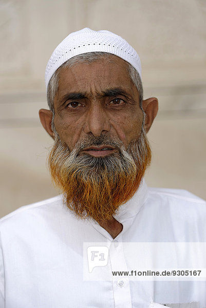 Portrait  elderly Indian man  Aurangabad  Maharashtra  India