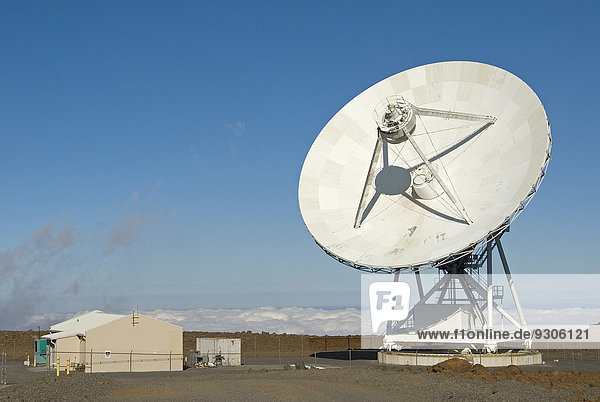 Teleskop auf dem Mauna Kea  Big Island  Hawaii  USA