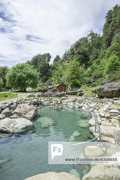 Thermalbecken der Termas los Pozones Pucón Región de la Araucanía Chile