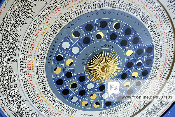 Astronomische Uhr, Kirche St. Marien, Lübeck, Schleswig-Holstein, Deutschland