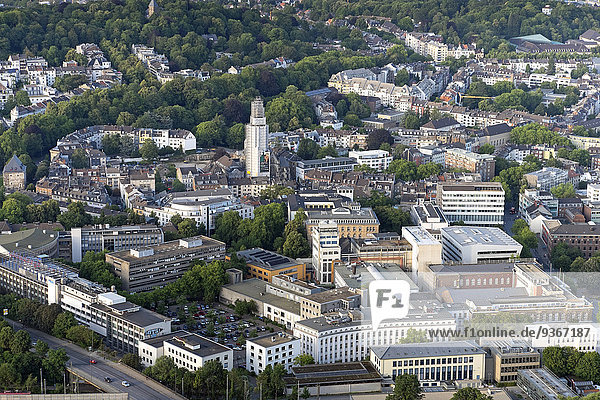 Deutschland Nordrhein-Westfalen Aachen Luftbild der Innenstadt