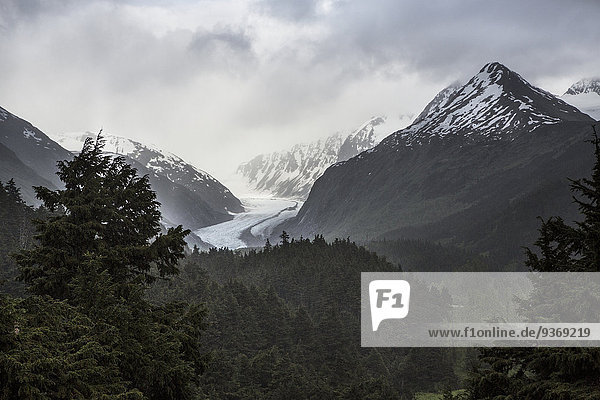 Ländliches Motiv ländliche Motive Berg bedecken Vereinigte Staaten von Amerika USA Landschaft Denali Nationalpark Alaska Anchorage Schnee
