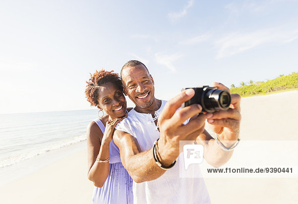 Strand fotografieren Mann und Frau