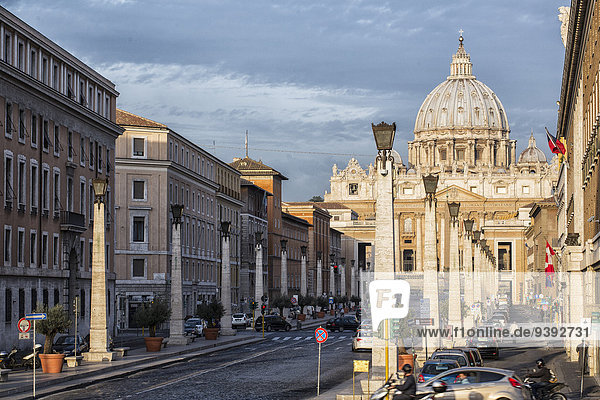 Rom Hauptstadt Europa Kathedrale Petersdom Italien Vatikan