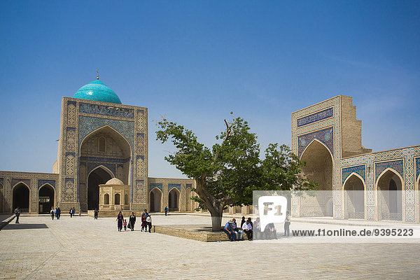 Reise Großstadt Architektur Geschichte bunt Tourismus UNESCO-Welterbe Asien Buchara Zentralasien Moschee Seidenstraße Usbekistan