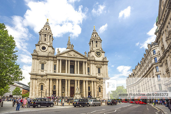 Großbritannien Gebäude London Hauptstadt Reise Großstadt Architektur Geschichte Religion Kathedrale Allee England Tourismus