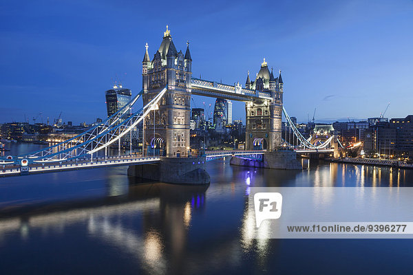 England  Europe  London  Tower Bridge at Dawn