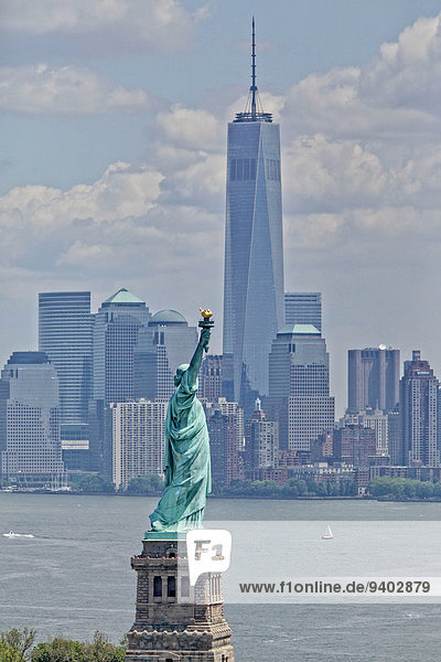 Vereinigte Staaten von Amerika USA New York City Freiheit Statue Manhattan