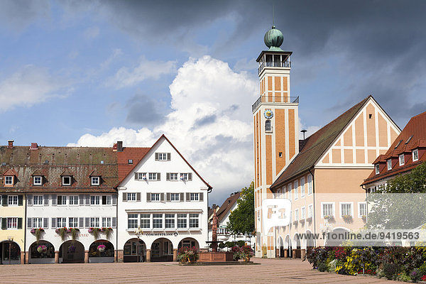 Rathaus am Marktplatz  Freudenstadt  Schwarzwald  Baden-Württemberg  Deutschland