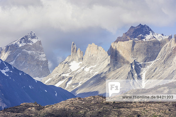 Cuernos-Gipfel  Paine Grande Massiv  Torres del Paine Nationalpark  Región de Magallanes y de la Antártica Chilena  Chile