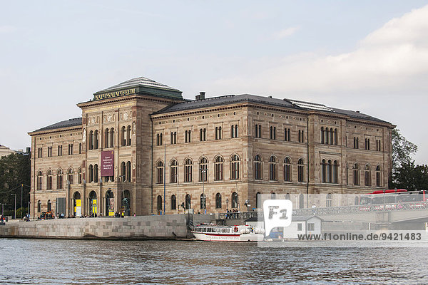 Schwedisches Nationalmuseum,  Kunstsammlung,  Gemäldegalerie,  Architekt Friedrich August Stüler,  Stockholm,  Schweden