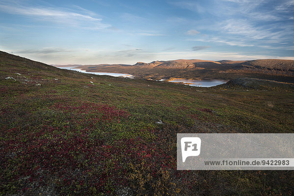 Landschaft im Sarek-Nationalpark  Laponia  Lappland  Schweden