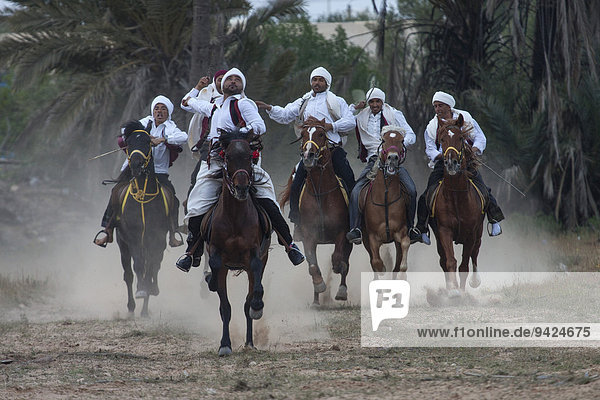 Reiterspiele  Fantasia  Midoun  Djerba  Tunesien