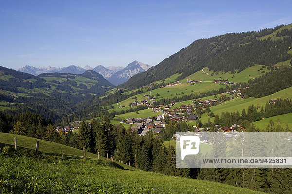 Ortsansicht  Alpbachtal  Alpbach  Tirol  Österreich