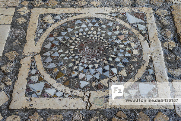 Mosaikboden in der Basilika St. Nikolaus  Myra  Demre  Provinz Antalya  Türkei