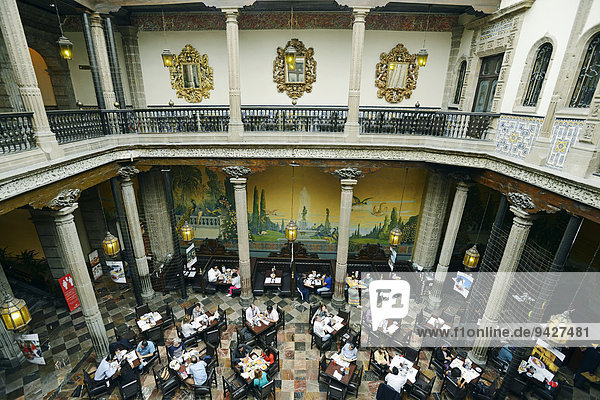 Restaurants in the Sanborns department store in historic palace Casa de los Azulejos  historic centre  Mexico City  Federal District  Mexico