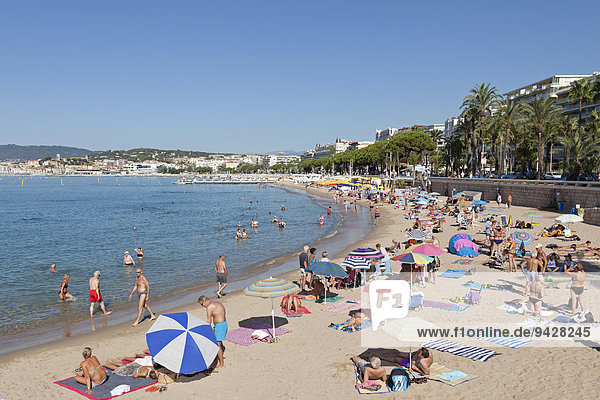 'Beach Cannes French Riviera Provence-Alpes-Côte d'Azur France'