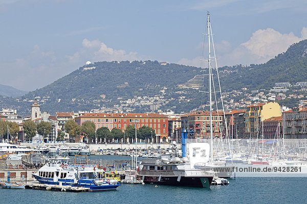 Hafen  Nizza  Département Alpes-Maritimes  Provence-Alpes-Côte d?Azur  Frankreich