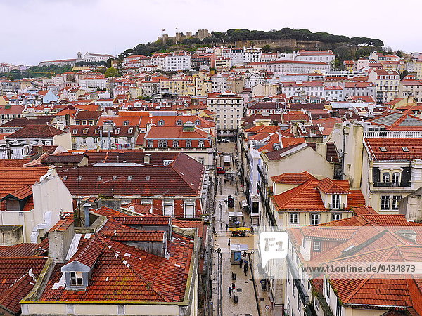 Castelo de Sao Jorge  Lisbon  Portugal  Europe