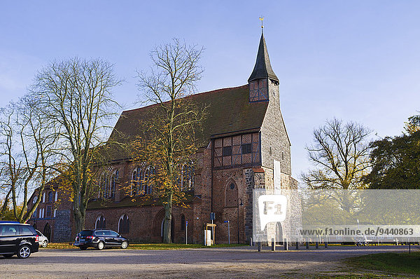 Gotische Pfarrkirche  Zarrentin am Schaalsee  Mecklenburg-Vorpommern  Deutschland  Europa