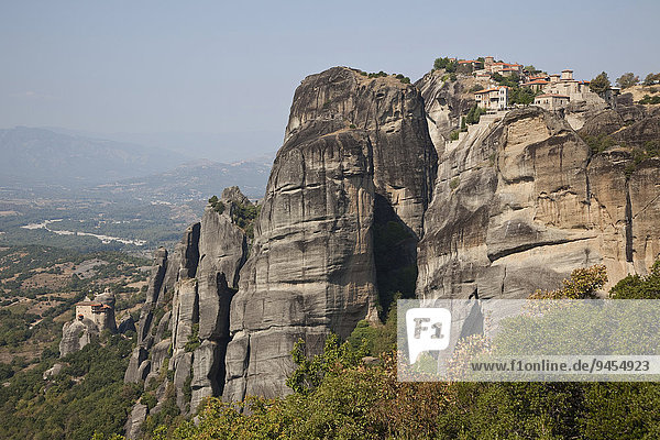 Metéora-Klöster  UNESCO-Weltkulturerbe  bei Kalambaka  Thessalien  Griechenland  Europa