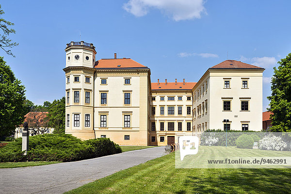 Schloss Strá?nice  Strá?nice  Okres Hodonín  Jihomoravský kraj  Südmährische Region  Tschechien  Europa