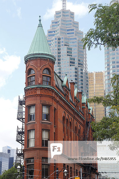 Flatiron Building auf der Front Street Toronto Ontario Kanada Nordamerika
